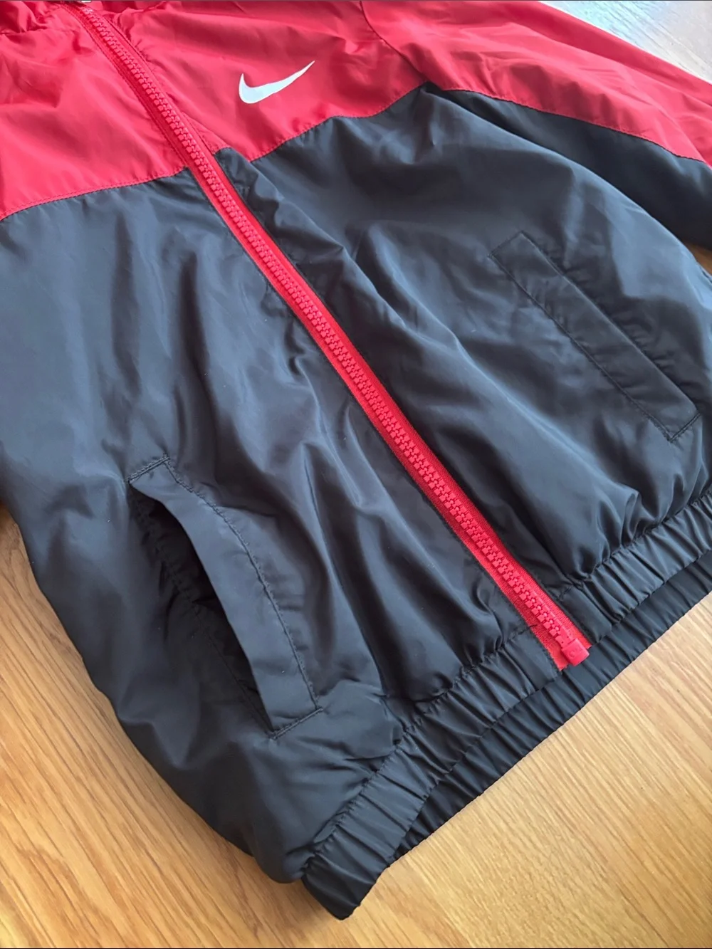 4T Nike Hooded Fleece Lined Windbreaker Jacket